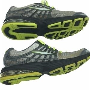 AVIA 180 mens gray and green athletic shoes